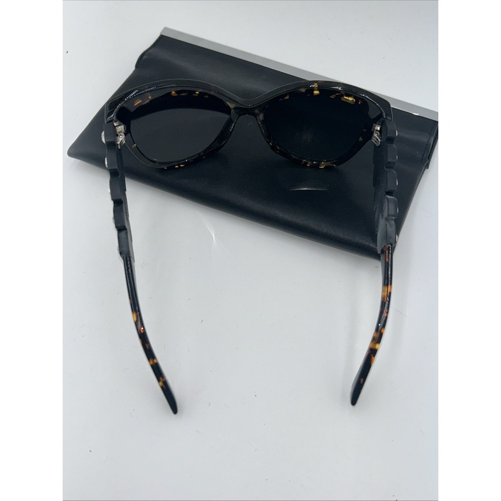 Fendi Special Edition Sunnies FF0139S N6DHD Havana Spotted Crystals Black & Case - Picture 10 of 13